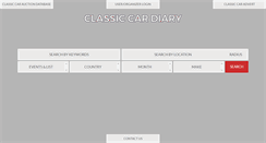 Desktop Screenshot of classiccardiary.com